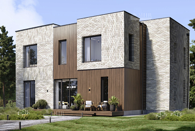 Новый и стильный дом